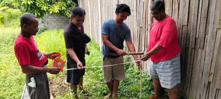 Pengecekan lokasi kolam budidaya dan pancing ikan 